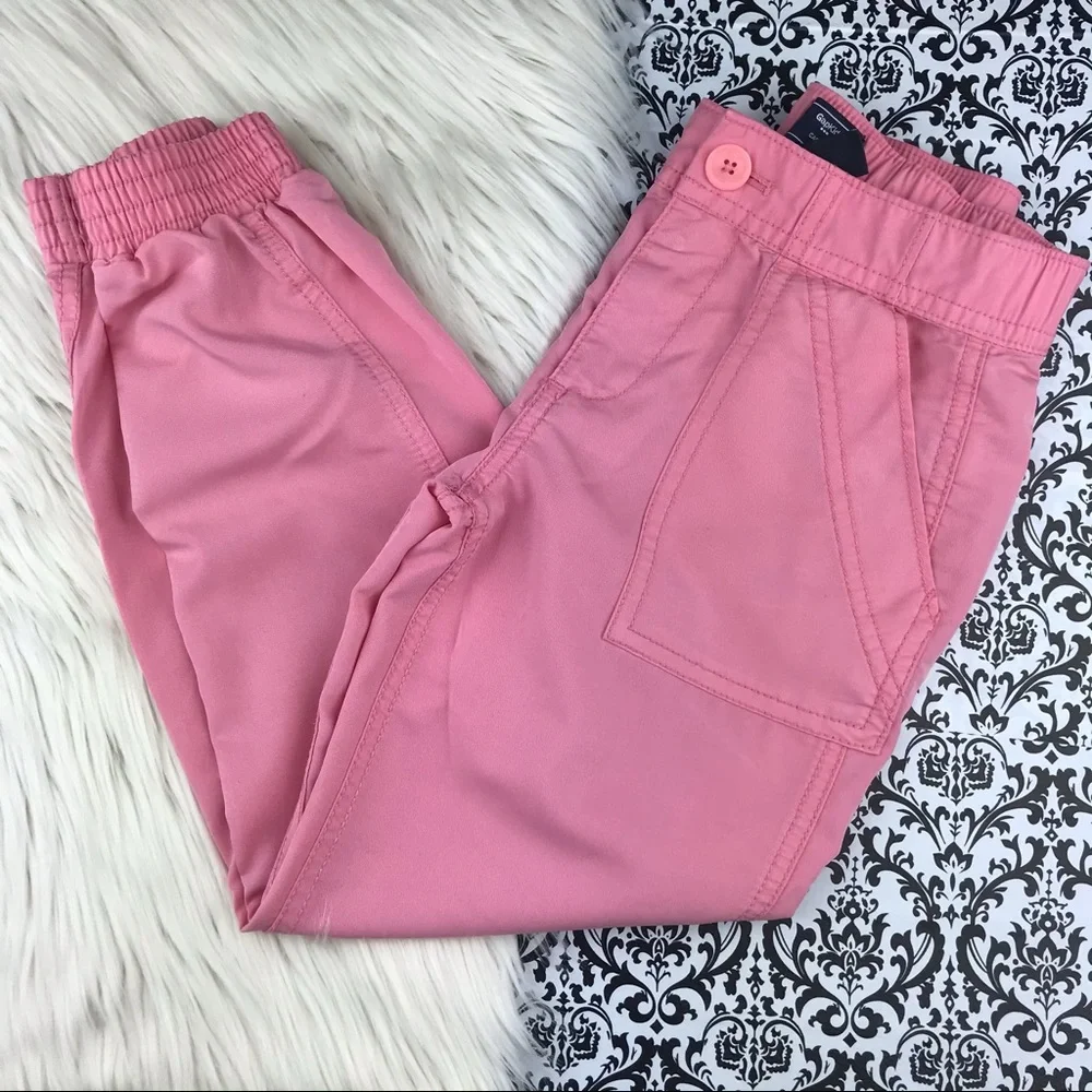 GAP kid’s : Girl’s : size : 7 : lightweight pink barbiecore utility cargo pants